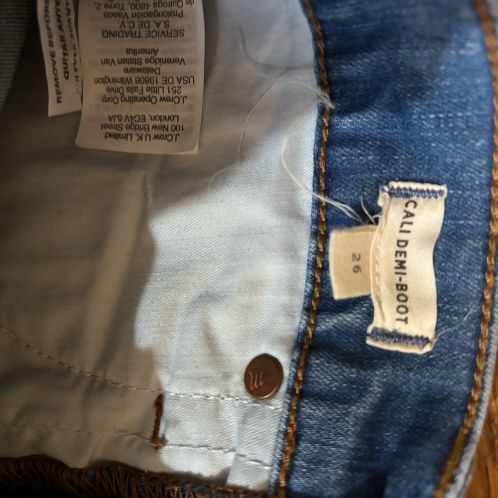 Madewell cali Demi boot cut women’s size 26 - Picture 8 of 12